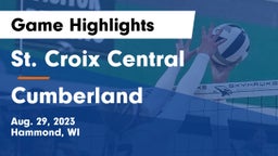 St. Croix Central  vs Cumberland  Game Highlights - Aug. 29, 2023
