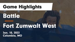 Battle  vs Fort Zumwalt West  Game Highlights - Jan. 10, 2022