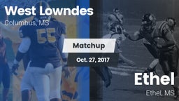 Matchup: West Lowndes High vs. Ethel  2017