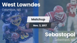 Matchup: West Lowndes High vs. Sebastopol  2017