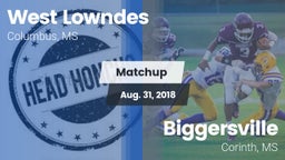 Matchup: West Lowndes High vs. Biggersville  2018