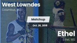 Matchup: West Lowndes High vs. Ethel  2018