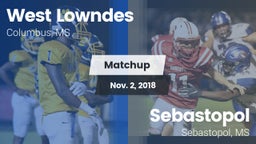 Matchup: West Lowndes High vs. Sebastopol  2018