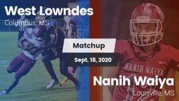 Matchup: West Lowndes High vs. Nanih Waiya  2020
