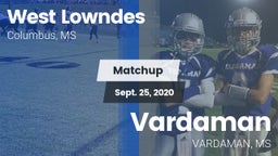 Matchup: West Lowndes High vs. Vardaman  2020
