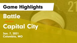 Battle  vs Capital City Game Highlights - Jan. 7, 2021