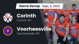 Recap: Corinth  vs. Voorheesville  2022