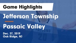 Jefferson Township  vs Passaic Valley  Game Highlights - Dec. 27, 2019
