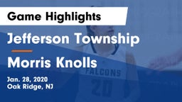 Jefferson Township  vs Morris Knolls  Game Highlights - Jan. 28, 2020