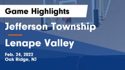 Jefferson Township  vs Lenape Valley  Game Highlights - Feb. 24, 2022