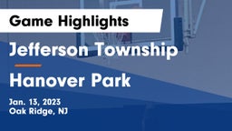 Jefferson Township  vs Hanover Park  Game Highlights - Jan. 13, 2023