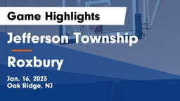 Jefferson Township  vs Roxbury  Game Highlights - Jan. 16, 2023