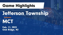 Jefferson Township  vs MCT Game Highlights - Feb. 11, 2023