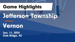 Jefferson Township  vs Vernon  Game Highlights - Jan. 11, 2024