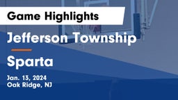 Jefferson Township  vs Sparta  Game Highlights - Jan. 13, 2024