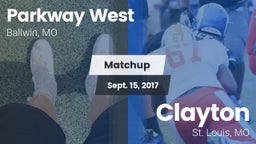 Matchup: Parkway West High vs. Clayton  2017