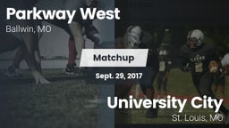 Matchup: Parkway West High vs. University City  2017