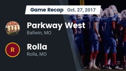Recap: Parkway West  vs. Rolla  2017