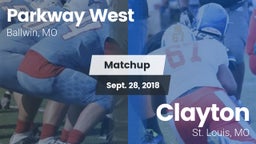 Matchup: Parkway West High vs. Clayton  2018