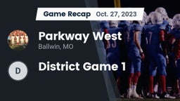 Recap: Parkway West  vs. District Game 1 2023