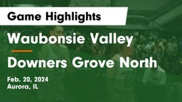 Waubonsie Valley  vs Downers Grove North  Game Highlights - Feb. 20, 2024