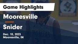Mooresville  vs Snider  Game Highlights - Dec. 10, 2023
