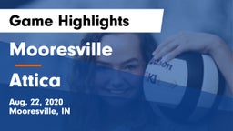 Mooresville  vs Attica Game Highlights - Aug. 22, 2020