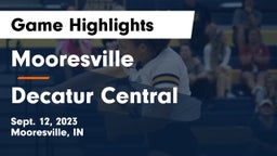 Mooresville  vs Decatur Central  Game Highlights - Sept. 12, 2023