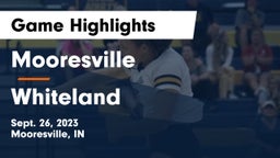 Mooresville  vs Whiteland  Game Highlights - Sept. 26, 2023