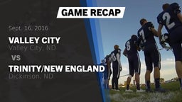 Recap: Valley City  vs. Trinity/New England  2016