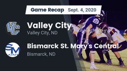 Recap: Valley City  vs. Bismarck St. Mary's Central  2020
