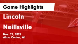 Lincoln  vs Neillsville  Game Highlights - Nov. 21, 2023