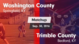 Matchup: Washington County vs. Trimble County  2016