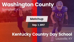 Matchup: Washington County vs. Kentucky Country Day School 2017