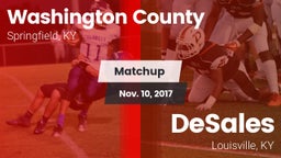Matchup: Washington County vs. DeSales  2017