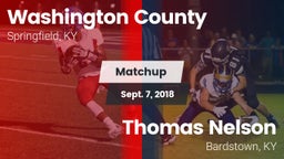 Matchup: Washington County vs. Thomas Nelson  2018