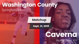 Matchup: Washington County vs. Caverna  2018