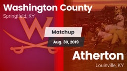 Matchup: Washington County vs. Atherton  2019
