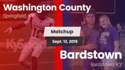 Matchup: Washington County vs. Bardstown  2019