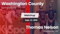 Matchup: Washington County vs. Thomas Nelson  2019