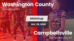 Matchup: Washington County vs. Campbellsville  2020