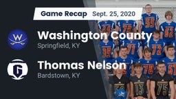 Recap: Washington County  vs. Thomas Nelson  2020