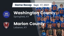 Recap: Washington County  vs. Marion County  2021
