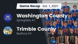 Recap: Washington County  vs. Trimble County  2021