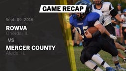Recap: ROWVA  vs. Mercer County  2016