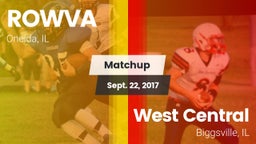 Matchup: ROWVA  vs. West Central  2017