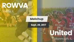 Matchup: ROWVA  vs. United  2017
