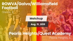 Matchup: ROWVA/Galva/Williams vs. Peoria Heights/Quest Academy 2018