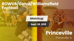 Matchup: ROWVA/Galva/Williams vs. Princeville  2018