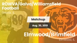 Matchup: ROWVA/Galva/Williams vs. Elmwood/Brimfield  2019